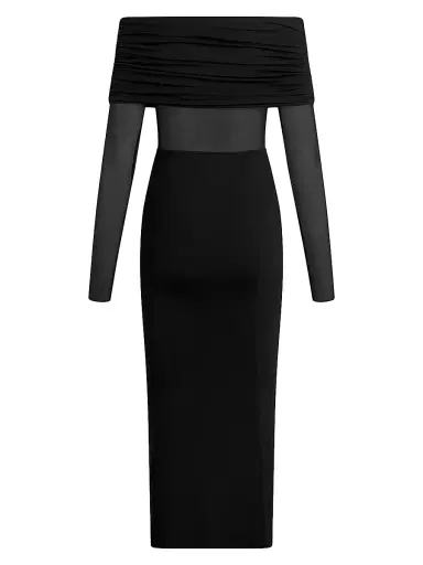 Favorite Daughter Women's The New Era Midi-Dress - Black - Size XS | Thumbnail 2