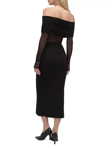 Favorite Daughter Women's The New Era Midi-Dress - Black - Size XS | Thumbnail 5