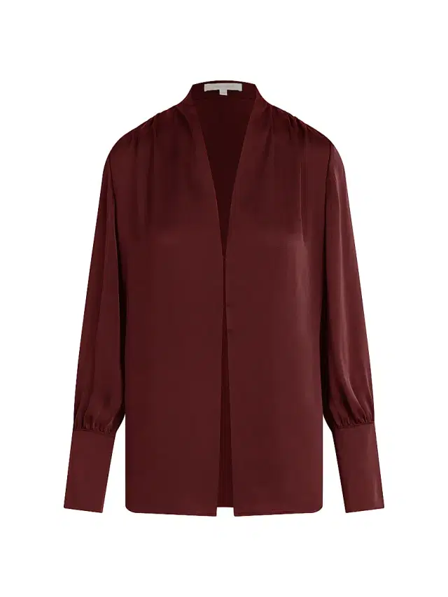 Favorite Daughter Women's Izzy Satin Top - Vino
