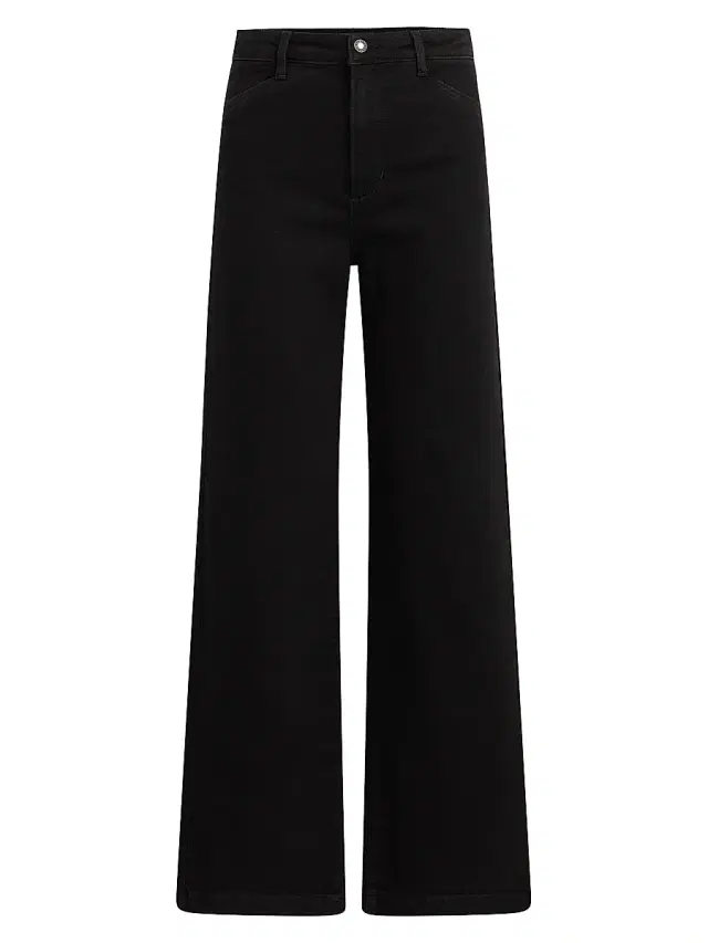 Women's The Mischa High-Rise Wide-Leg Jeans - Onyx