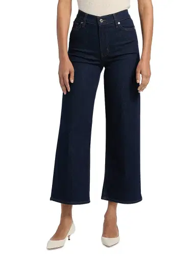 Frame Women's Le Slim Palazzo Crop Jeans - Rinse - Size 31 | Thumbnail 3 Frame Women's Le Slim Palazzo Crop Jeans - Rinse - Size 31 | Thumbnail 3