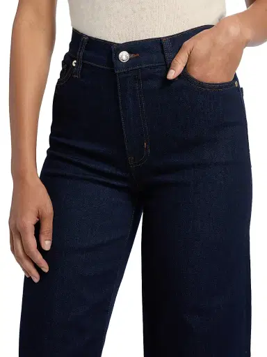 Frame Women's Le Slim Palazzo Crop Jeans - Rinse - Size 31 | Thumbnail 6 Frame Women's Le Slim Palazzo Crop Jeans - Rinse - Size 31 | Thumbnail 6