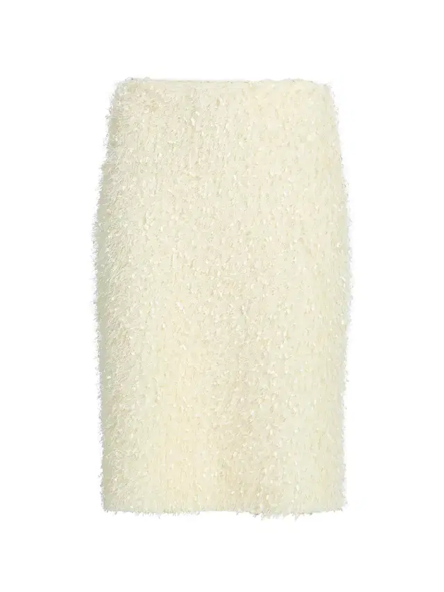 Vince Women's Feathery Fringe Above-the-Knee Skirt - Light Cream