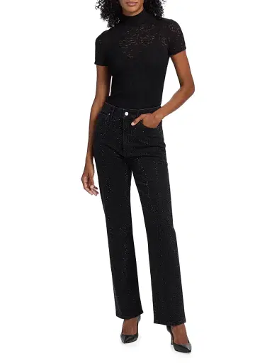 PAIGE Women's Stevie Crystal-Embellished Ankle Jeans | Thumbnail 2 PAIGE Women's Stevie Crystal-Embellished Ankle Jeans | Thumbnail 2