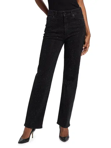 PAIGE Women's Stevie Crystal-Embellished Ankle Jeans | Thumbnail 3 PAIGE Women's Stevie Crystal-Embellished Ankle Jeans | Thumbnail 3