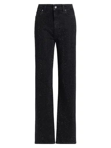 PAIGE Women's Stevie Crystal-Embellished Ankle Jeans | Thumbnail 1 PAIGE Women's Stevie Crystal-Embellished Ankle Jeans | Thumbnail 1