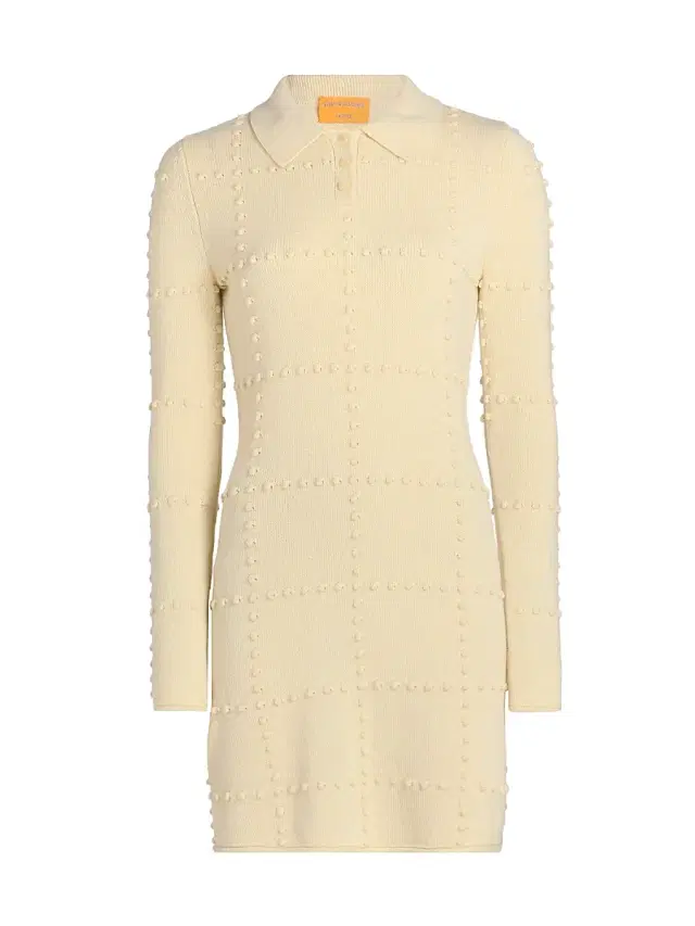 Women's Popcorn Cashmere-Blend Polo Dress - Mist