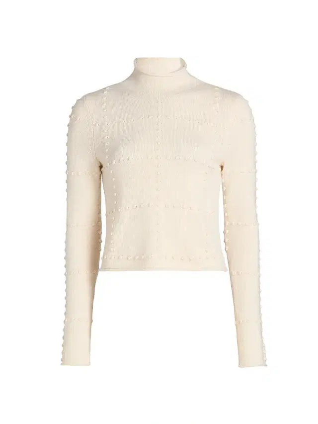 Women's Popcorn Cashmere-Blend Top - Cream