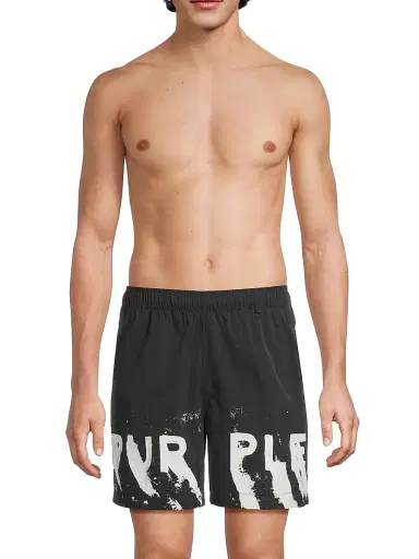 Purple Brand Men's All Round Shorts - Black | Thumbnail 3