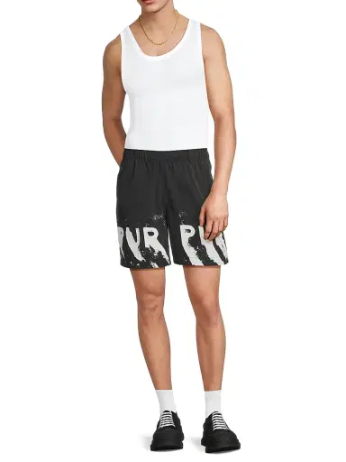 Purple Brand Men's All Round Shorts - Black | Thumbnail 6