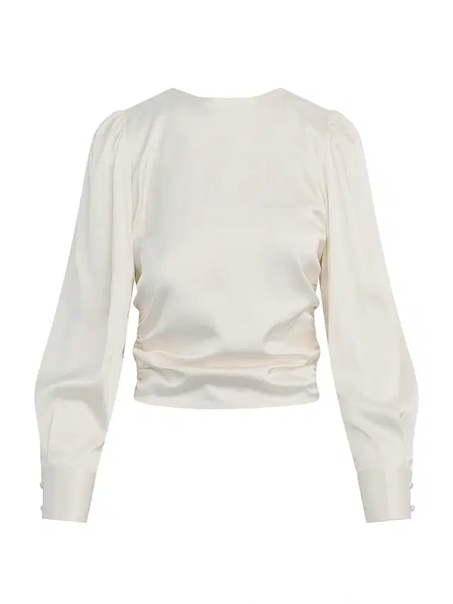 Joe's Jeans Women's The Marie Tie-Back Satin Blouse - Ecru