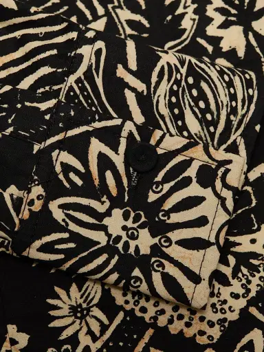 Ulla Johnson Women's Taliah Printed Minidress - Noir Flora - Size 2 | Thumbnail 7