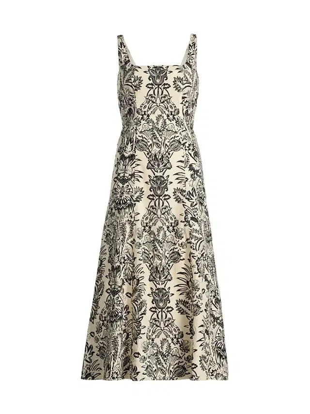 Ulla Johnson Women's Natali Printed Cotton Midi-Dress -  Flora