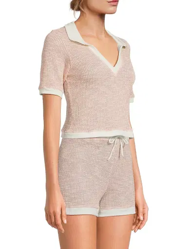 Peixoto Women's Mila Knitted Short-Sleeve Top | Thumbnail 4 Peixoto Women's Mila Knitted Short-Sleeve Top | Thumbnail 4
