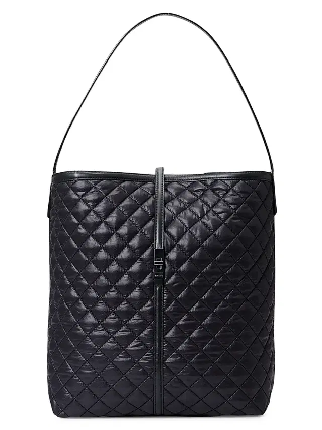 Women's Astor Quilted Hobo Bag - Black
