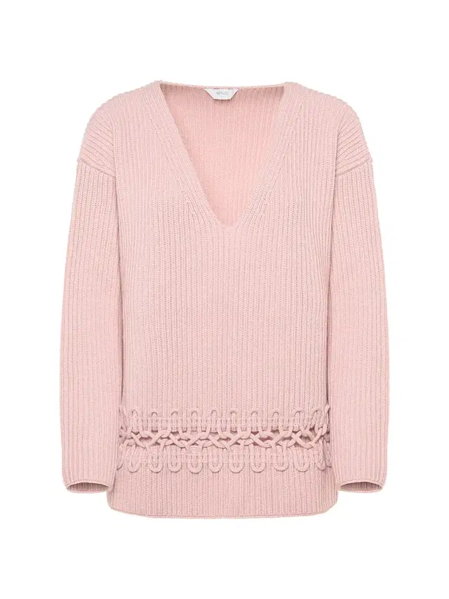 Malo Women's Alma Cashmere Sweater - Tea Rose