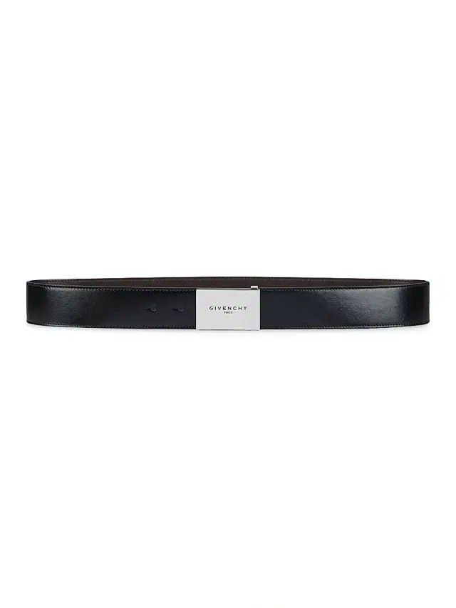 Givenchy Men's Label Reversible Belt in Leather - Black