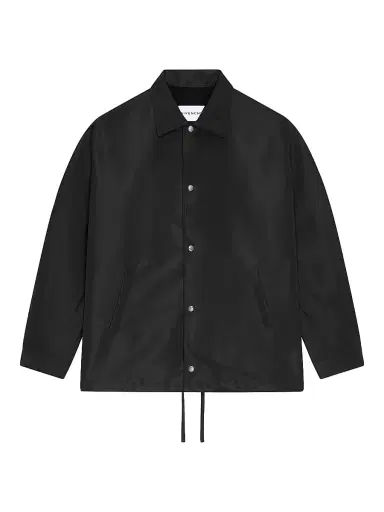 Givenchy Men's Couture Seam Polyfaille Jacket with Paris Patch - Black - Size XXL | Thumbnail 1