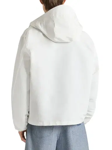 Givenchy Men's Windbreaker Jacket in Polyfaille Embroidered Paris - White - Size XXL | Thumbnail 3 Givenchy Men's Windbreaker Jacket in Polyfaille Embroidered Paris - White - Size XXL | Thumbnail 3