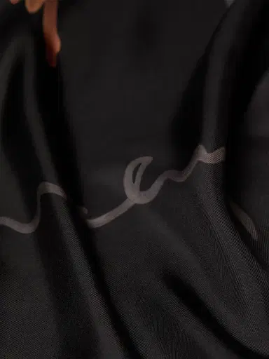 Givenchy Women's Square Scarf in Silk with Signature | Thumbnail 2 Givenchy Women's Square Scarf in Silk with Signature | Thumbnail 2