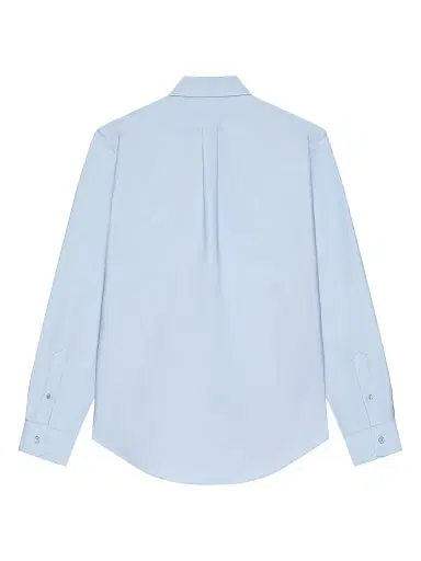 Givenchy Men's Shirt in Cotton Oxford with Paris Jacquard - Baby Blue - Size 17.5 | Thumbnail 2 Givenchy Men's Shirt in Cotton Oxford with Paris Jacquard - Baby Blue - Size 17.5 | Thumbnail 2