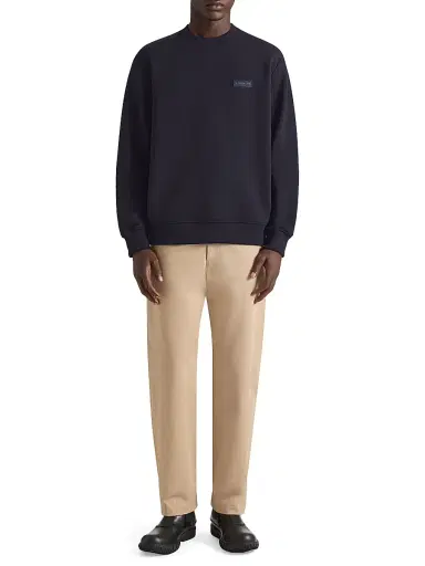 Givenchy Men's Sweatshirt in Fleece with Paris Gros Grain - Dark Navy - Size XXL | Thumbnail 3 Givenchy Men's Sweatshirt in Fleece with Paris Gros Grain - Dark Navy - Size XXL | Thumbnail 3