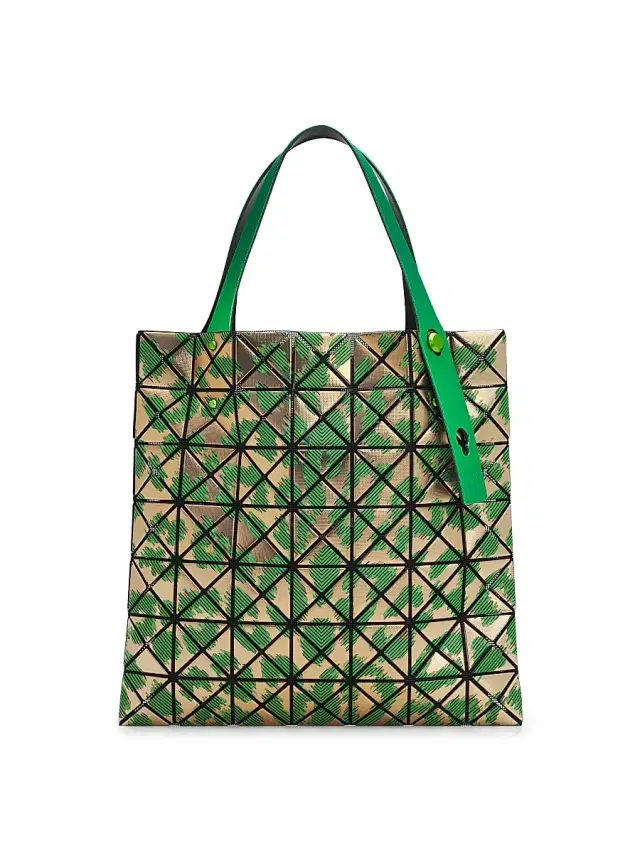 BAO BAO ISSEY MIYAKE Women's Chimera Geometric Tote Bag - Green