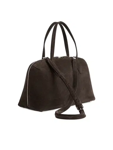 Toteme Women's Boston Suede Bag - Brown | Thumbnail 2