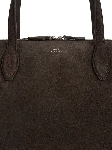 Toteme Women's Boston Suede Bag - Brown | Thumbnail 4