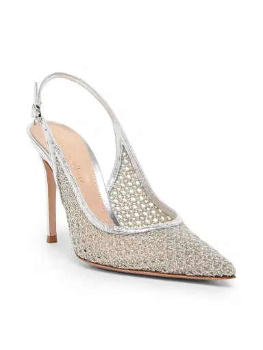 Gianvito Rossi Women's Itaca 95MM Silk & Leather Stiletto Pumps | Thumbnail 2 Gianvito Rossi Women's Itaca 95MM Silk & Leather Stiletto Pumps | Thumbnail 2