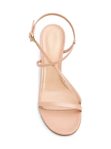 Gianvito Rossi Women's Glove 85MM Leather Slingback Sandals - Peach - Size 11.5 | Thumbnail 4