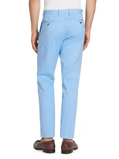 Etro Men's Roma Paisley Jacquard Trousers - Azzurro - Size 44 | Thumbnail 5 Etro Men's Roma Paisley Jacquard Trousers - Azzurro - Size 44 | Thumbnail 5