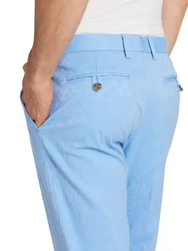 Etro Men's Roma Paisley Jacquard Trousers - Azzurro - Size 44 | Thumbnail 6 Etro Men's Roma Paisley Jacquard Trousers - Azzurro - Size 44 | Thumbnail 6