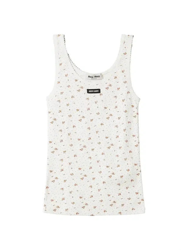 Women's Ribbed Jersey Tank Top - White Tobacco