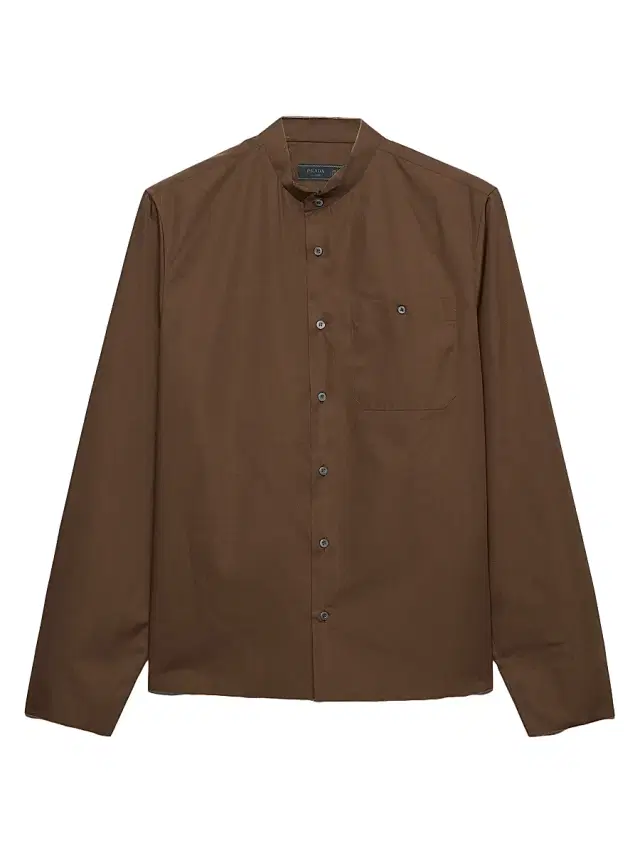 Men's Cotton Blend Shirt - Brown