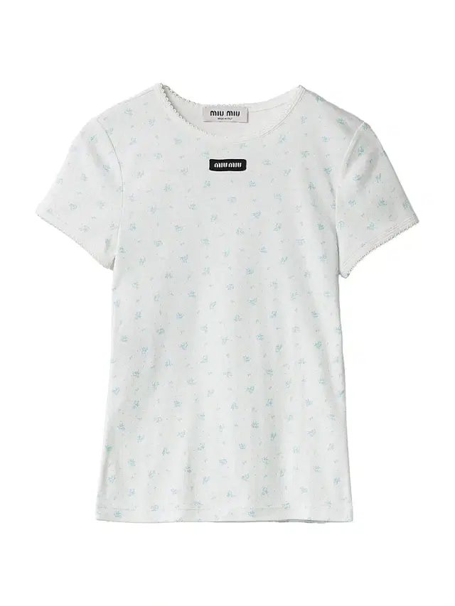Women's Ribbed Jersey T-Shirt - White