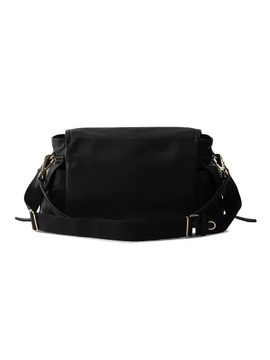 Prada Women's Explore Large Nappa Leather Shoulder Bag with Flap - Black | Thumbnail 5 Prada Women's Explore Large Nappa Leather Shoulder Bag with Flap - Black | Thumbnail 5