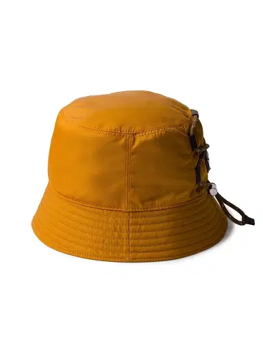 Prada Men's Re-Nylon Bucket Hat - Orange | Thumbnail 3