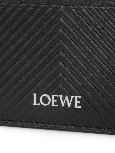 Loewe Men's Logo Chevron Leather Card Case | Thumbnail 4 Loewe Men's Logo Chevron Leather Card Case | Thumbnail 4