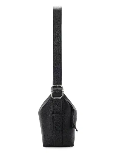 Loewe Men's Loop Hobo Leather Shoulder Bag - Black | Thumbnail 3