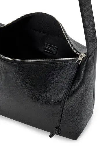 Loewe Men's Loop Hobo Leather Shoulder Bag - Black | Thumbnail 5