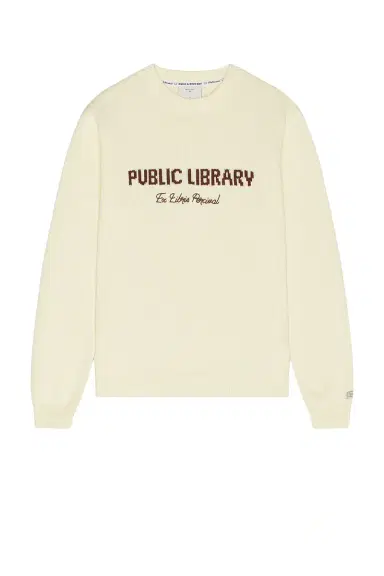 Percival Public Library Knitted Crew Jumper | Thumbnail 6