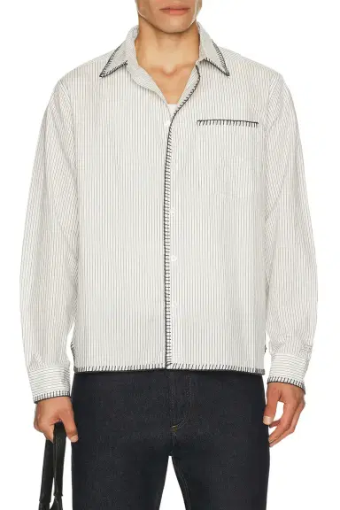 Percival Index Stripe Pearce Shirt | Thumbnail 1 Percival Index Stripe Pearce Shirt | Thumbnail 1