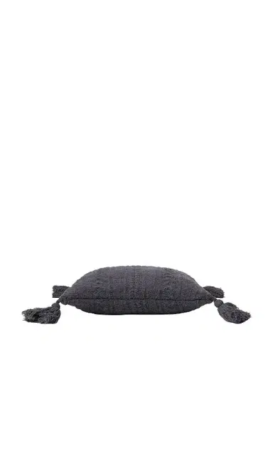 Barefoot Dreams CozyChic Solid Cable Pillow With Tassels | Thumbnail 2