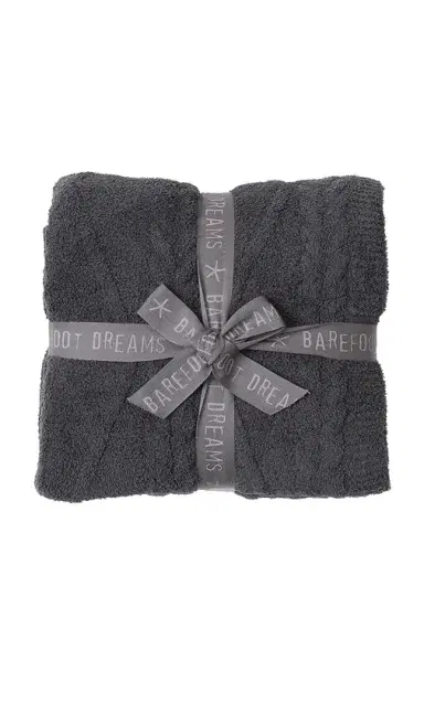 Barefoot Dreams CozyChic Fisherman Cable Throw | Thumbnail 1