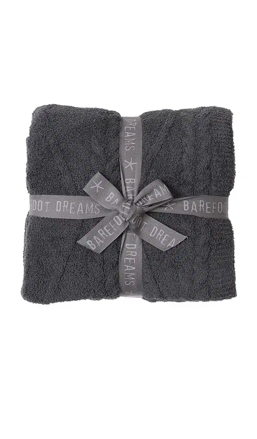 CozyChic Fisherman Cable Throw