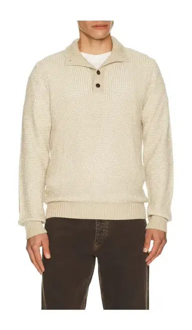 Faherty Quarter Button Sweater | Thumbnail 1 Faherty Quarter Button Sweater | Thumbnail 1