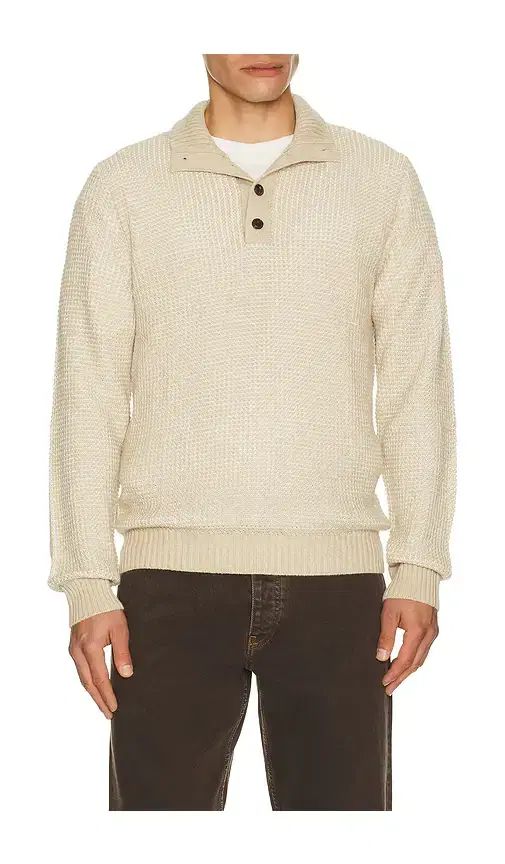 Faherty Quarter Button Sweater