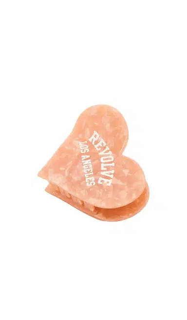 Solar Eclipse x Revolve Hand-Painted Los Angeles Collegiate Heart Claw Hair Clip | Thumbnail 1