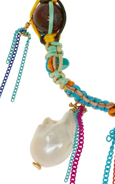 Joie DiGiovanni Mexican Turquoise Baroque Pearl Rockstar Anklet | Thumbnail 3 Joie DiGiovanni Mexican Turquoise Baroque Pearl Rockstar Anklet | Thumbnail 3